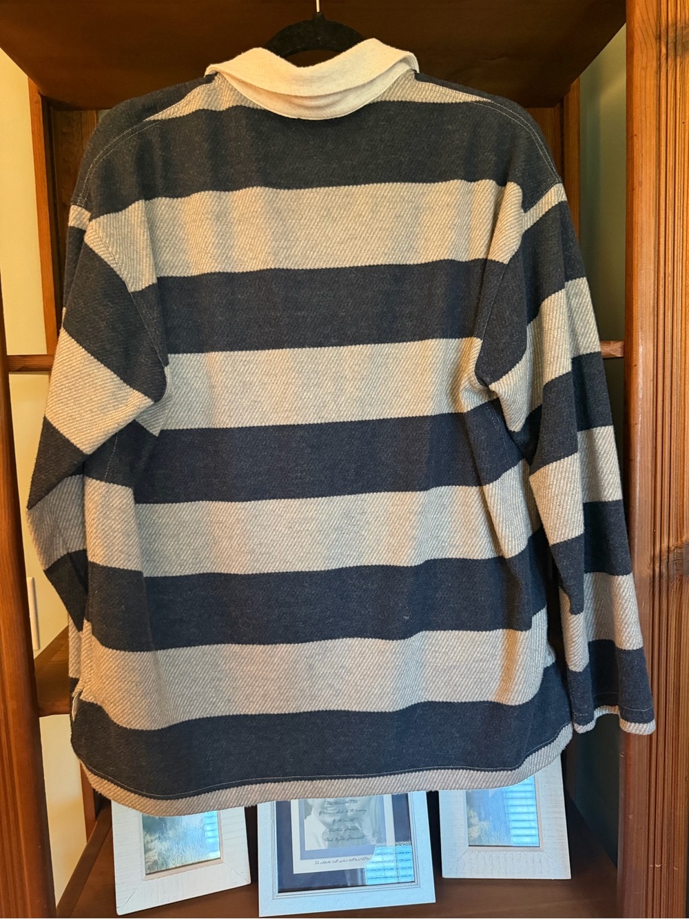 Faherty Legend Sweater Rugby Popover - Picture 7 of 8